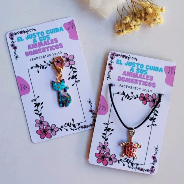 TARJETA ROSA MASCOTAS (ANM-02)