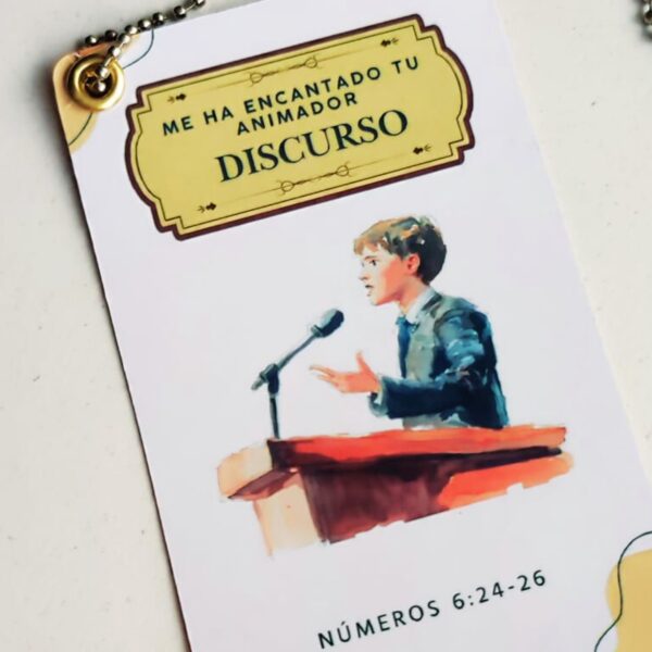 TARJETA JOVEN ORADOR (AG-06)
