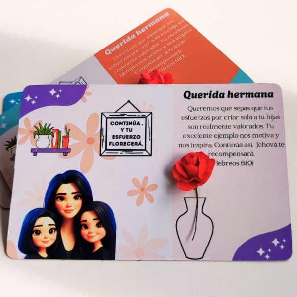 FAMILIA CON MADRE SOLA CON 2 NIÑAS (AN-05D)