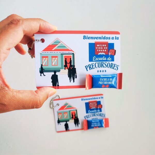 Tarjetas  Bienvenidos escuela de precursores 2025(As-035)