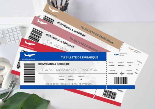 Tarjeta billete de embarque (AN-059)